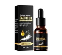 Suero Para Pestañas Con Aceite De Ricino Para Alargamiento Y Volumen, Cuidado Natural Para Fortalecimiento Y Densidad, Restauración De Pestañas Finas Y Quebradizas, Hidratación Y Brillo Duraderos