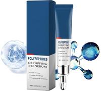 Suero peptídico antihinchazón para ojos, crema de colágeno antiedad para ojos para hombre, hidratación, eliminación de arrugas y ojeras