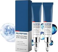 Suero peptídico antihinchazón para ojos, crema de colágeno antiedad para ojos para hombre, hidratación, eliminación de arrugas y ojeras