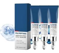 Suero peptídico antihinchazón para ojos, crema de colágeno antiedad para ojos para hombre, hidratación, eliminación de arrugas y ojeras