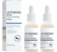 Suero Reductor de Poros con Ácido Lactobiónico, Esencia Reductora de Arrugas para Contorno de Ojos, Reafirmante y Lifting, Líquido Facial Reductor de Poros y Líneas Finas
