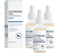 Suero Reductor de Poros con Ácido Lactobiónico, Esencia Reductora de Arrugas para Contorno de Ojos, Reafirmante y Lifting, Líquido Facial Reductor de Poros y Líneas Finas