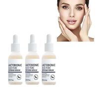 Suero refinador de poros, ácido lactobiónico, suero facial retráctil de poros, reductor de poros, reducción de poros, líneas finas, líquido Facial, esencia hidratante