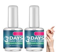 Sueros para el cuidado de las uñas en 3 días,Tratamiento fortalecedor de crecimiento con queratina,Nutrición fortalecedora diaria,Aplicación sencilla,Perfecto para uñas secas,Tratamiento (2 Piezas)