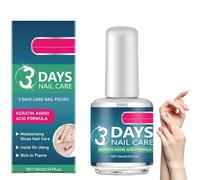 Sueros para el cuidado de las uñas en 3 días,Tratamiento fortalecedor de crecimiento con queratina,Nutrición fortalecedora diaria,Aplicación sencilla,Perfecto para uñas secas,Tratamiento (1 Piezas)