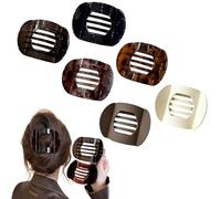 Suerteyay Hair Clips, Suerteyay Flat Hair Clips For Women, Hailoyearn Casual Versatile Solid Colour Lay Clip, For Buns, French Twists(6 pcs)