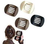 Suerteyay Hair Clips, Suerteyay Flat Hair Clips For Women, Hailoyearn Casual Versatile Solid Colour Lay Clip, For Buns, French Twists(4 pcs)