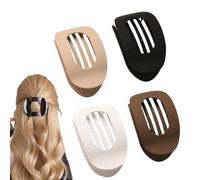 Suerteyay Hair Clips, Suerteyay Flat Hair Clips for Women, Suerteyays Casual Versatile Solid Colour Lay Flat Clip for Thick or Thin Hairs (4Pcs-A)