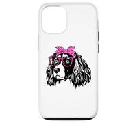 süße English Springer Spaniel Bandana Brille Carcasa para iPhone 12/12 Pro