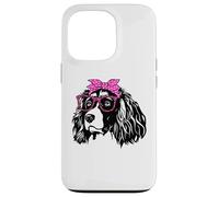 süße English Springer Spaniel Bandana Brille Carcasa para iPhone 13 Pro