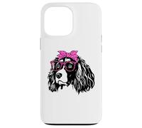 süße English Springer Spaniel Bandana Brille Carcasa para iPhone 13 Pro MAX