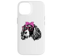 süße English Springer Spaniel Bandana Brille Carcasa para iPhone 14