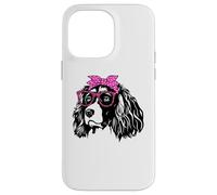 süße English Springer Spaniel Bandana Brille Carcasa para iPhone 14 Pro MAX