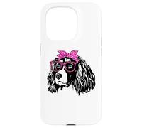 süße English Springer Spaniel Bandana Brille Carcasa para iPhone 15 Pro