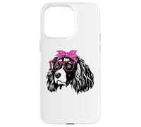 süße English Springer Spaniel Bandana Brille Carcasa para iPhone 15 Pro MAX