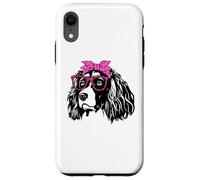 süße English Springer Spaniel Bandana Brille Carcasa para iPhone XR
