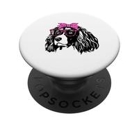 süße English Springer Spaniel Bandana Brille PopSockets PopGrip Adhesivo