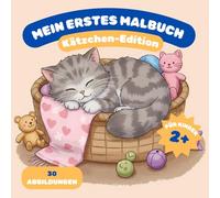 Süße Katzen: Auffälliges und einfaches Malbuch. 30 einfache Designs in Großdruck für Erwachsene, Senioren und Kinder. Einfaches Malbuch