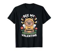 Suesse Wombat Bee My Valentine Corazón Amor Camiseta