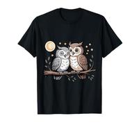 Süßes Eulen Vogel Eule Paar Love Camiseta