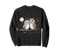 Süßes Eulen Vogel Eule Paar Love Sudadera