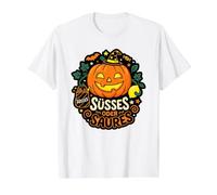 Süsses Oder Saures Calabaza Bruja Dulce Halloween Otoño Otoño Camiseta gráfica económica, Hombre, Blanco, L