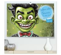 Süßes oder Saures - Ein Jahr voller Monsterspaß (hochwertiger Premium Wandkalender 2026 DIN A2 quer), Kunstdruck in Hochglanz: Tauchen Sie ein in eine ... Tag ein Lächeln aufs Gesicht zaubern werden.