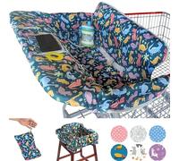 Suessie Funda para carrito de compras y funda para silla alta, dinosaurios