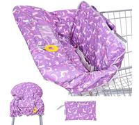 Suessie Funda para carrito de compras y funda para silla alta, unicornios