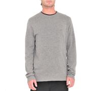 Suéter con cuello redondo para hombre Volcom ~ Uperstand gris jaspeado