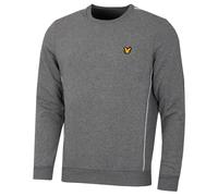 Suéter Con Ribete En Contraste De Lyle & Scott Para Hombre - Gris Medio Marl - S