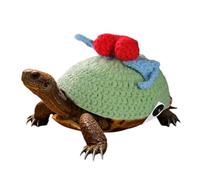 Suéter De Animales Pequeños: 7,9 Pulgadas, Suéter De Tortuga, Tejido | Ropa Acogedora Para Mascotas, Disfraz Dee Invierno Con Correa Ajustable Para Tortugas, Navidad, Pascua, San Valentín, Fiesta, Ses