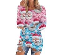 Suéter de forro polar cálido para mujer, blusa para interiores y exteriores, entrenamiento, abrigo térmico, regalos de Navidad, Bu1., XXL