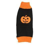 Suéter de Halloween de Mascota cálido Lindo jaleo de Calabaza Gato otoño Invierno (XS)