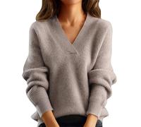 Suéter de mujer de invierno, cuello alto/cuello redondo, tallas grandes, suéteres de lana merino suave, camisetas clásicas Sweater Casual de casa jersey de cuello alto camiseta elegante en oferta,