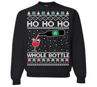 Suéter de Navidad para hombre, sudaderas divertidas con patrón de Papá Noel | Sudadera vintage de Navidad para hombre, para exteriores, cuello redondo, diseño de reno, ropa de calle