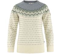 Fjallraven 89941-113-055 Övik Knit Sweater W/Övik Knit Sweater W Sweatshirt Mujer Chalk White-Flint Grey Tamaño M