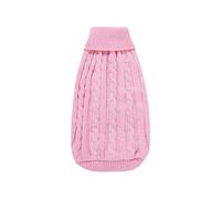Suéter de punto para mascotas, perro, gato, suéter cálido de invierno, abrigo, chaqueta, ropa, disfraz, perchas para perros pequeños (rosa, L2)