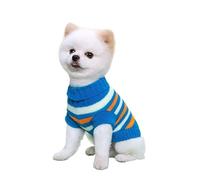 Suéter de punto para perro S-2XL, ropa de invierno suave de cuello alto para perros y gatos pequeños, disfraz acogedor y cálido de chihuahua Schnauzer para mascotas (suéter de perro B, S)