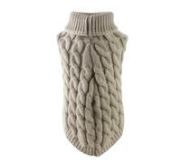 Suéter de punto para perros pequeños, de cuello alto y cálido, para perros pequeños, mascotas, perros pequeños, gatos, chihuahua, otoño e invierno, ropa de punto, blusa, ropa de piel, perchas para