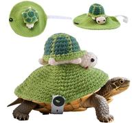 Suéter de punto para tortuga, suéter de animales pequeños, ropa hecha a mano, accesorio de ropa, disfraz de cosplay para mascota tortuga
