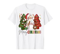Suéter de Softball Xmas Cakes Merry Christmas Softball Mom Camiseta
