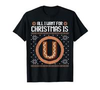 Suéter Feo All I Want For Christmas Is U Ginger Cookies Camiseta