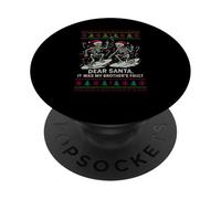 Suéter Feo culpable Hermano Divertido Fiesta de Navidad para niños PopSockets PopGrip Adhesivo