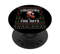 Suéter Feo de Navidad All I Want For Christmas Is Fire Ants PopSockets PopGrip Adhesivo