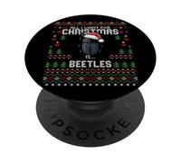 Suéter Feo de Navidad con Insectos entomólogo Escarabajo PopSockets PopGrip Adhesivo