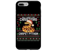 Suéter Feo de Navidad con Texto en inglés All I Want Carpet Python Carcasa para iPhone 7 Plus/8 Plus
