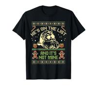 Suéter Feo de Navidad de He's on The List Not Mine Santa Camiseta