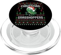 Suéter Feo de Navidad de Insectos entomólogo Saltamontes de Navidad PopSockets PopGrip para MagSafe