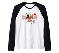 Suéter Feo de Navidad de Nana Claus, Divertido Traje de Feliz Navidad Camiseta Manga Raglan